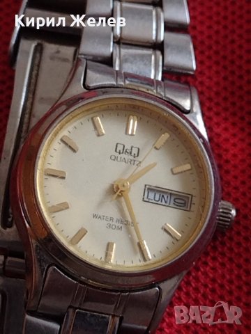 Модерен дизайн дамски часовник Q/Q WATER RESIST JAPAN MOVT стил и комфорт 41705, снимка 2 - Дамски - 43787552