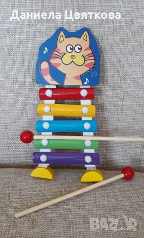 Детски дървен ксилофон, снимка 6 - Образователни игри - 26742993