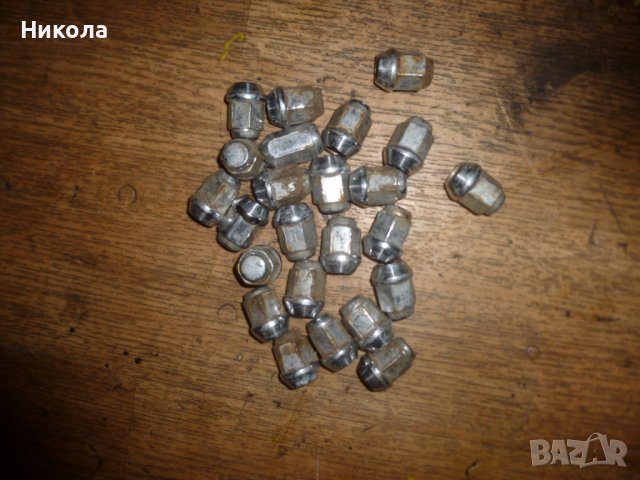 24 бр.Никелирани гайки за джанти Грейт Уол Ховър