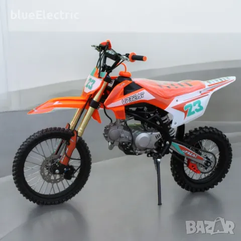 Бензинов кросов мотор UP BEAT 125 кубика