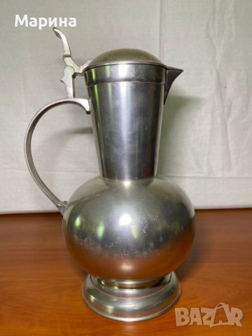 Гарафа и чаши от калай за вино  Antik*Vintage, снимка 5 - Антикварни и старинни предмети - 43926064