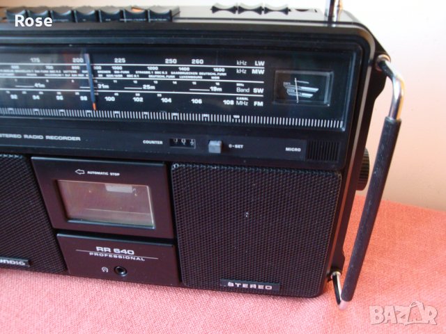 Vintage GRUNDIG RR640 Professional ,1981год , снимка 3 - Радиокасетофони, транзистори - 27953670