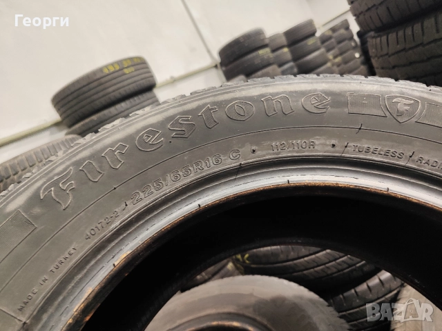 2бр.зимни гуми 225/65/16C Firestone, снимка 3 - Гуми и джанти - 52845794