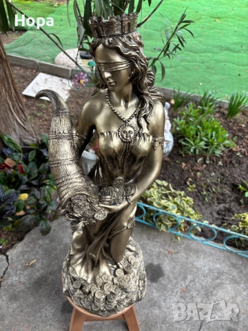 Статуетка Фортуна - Богинята на изобилието 72см. , снимка 2 - Статуетки - 52349424