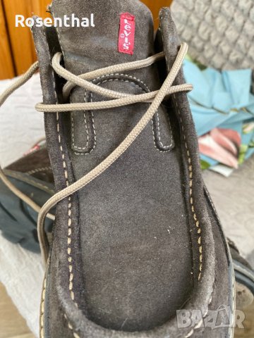 Туристически обувки естествен велур Levis, снимка 5 - Мъжки боти - 43241838