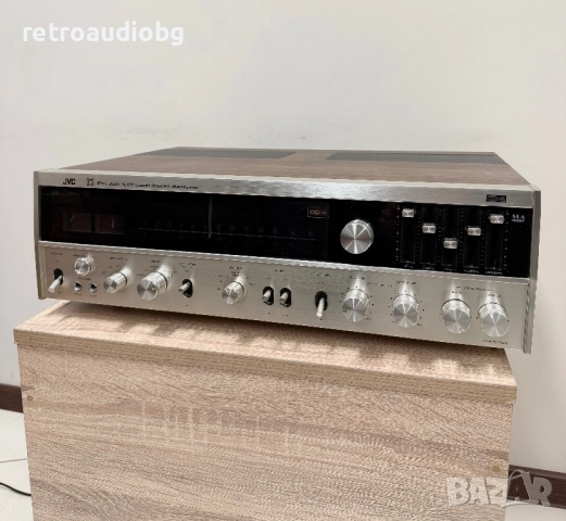 🔊Ретро масивен ресивър - усилвател с радио JVC 4VR-5436 - Made in Japan🔊, снимка 6 - Ресийвъри, усилватели, смесителни пултове - 51810509