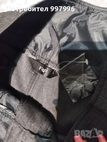 елегантен панталон с широки крачоли XL-2XL -F&F , снимка 8 - Панталони - 53290257