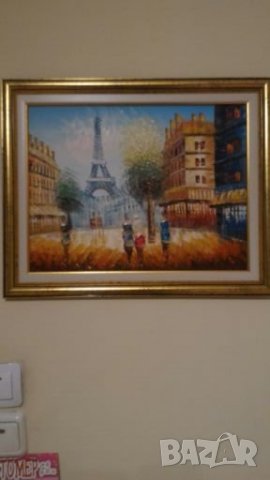 Картина масло Париж, снимка 1 - Картини - 21175969