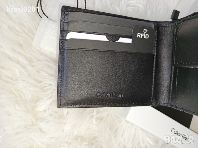 Оригинален, мъжки портфейл на Calvin Klein , снимка 10 - Портфейли, портмонета - 53338672