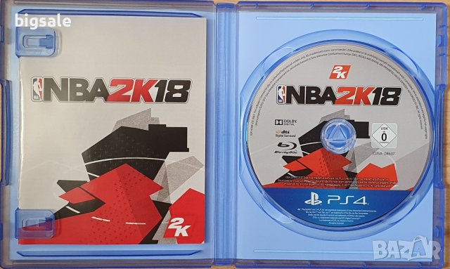 Перфектен диск игра NBA 2K18 PS4 Playstation 4 НБА 18 2018 Плейстейшън, снимка 3 - Игри за PlayStation - 43945587