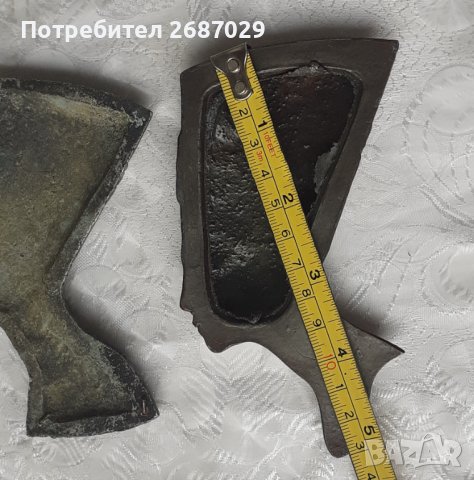 Нефертити 2 бр, фараон, колие, Египет, бюст, метал, дърво дърворезба, снимка 3 - Други - 37587018