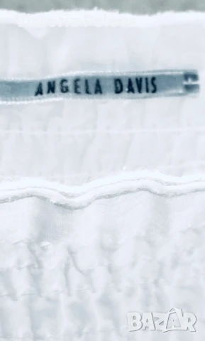 Бял топ за плаж ANGELA DAVIS, снимка 3 - Корсети, бюстиета, топове - 51026767