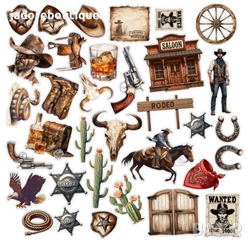 Дизайнерски скрапбук стикери различни теми Париж/ Италия/ Печива/ Къмпинг и други, снимка 4 - Други - 42532827