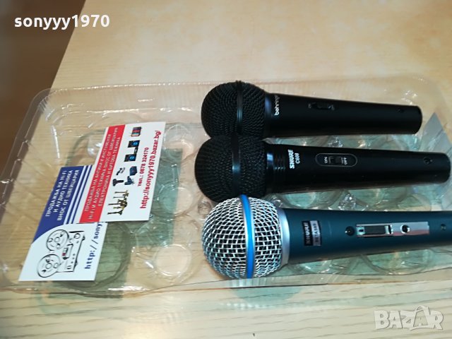 shure behringer shure, снимка 3 - Микрофони - 28621384
