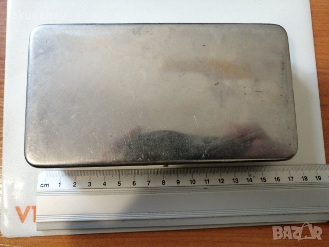 Стара метална кутия от алпака, снимка 2 - Антикварни и старинни предмети - 43610613
