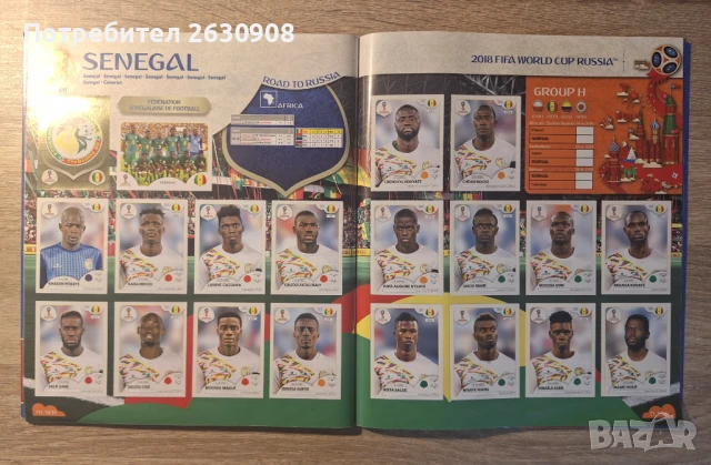 Попълнен Албум Панини Русия 2018, снимка 11 - Колекции - 50823887