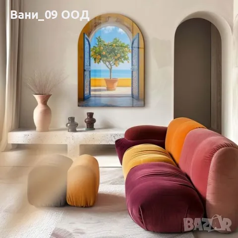 100см! Огромна стъклена картина, снимка 4 - Картини - 49247976