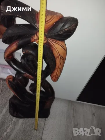 масивна африканска дърворезба, снимка 5 - Антикварни и старинни предмети - 48642994