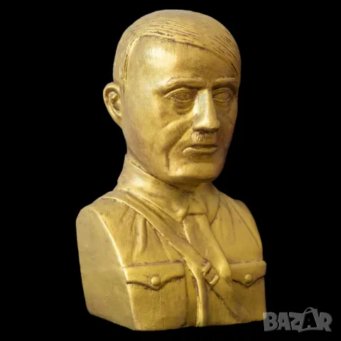 Бронзов бюст на Христо Ботев, Васил Левски, Тодор Живков, Хитлер, Сталин, Ленин, смъртта, снимка 4 - Статуетки - 19405986