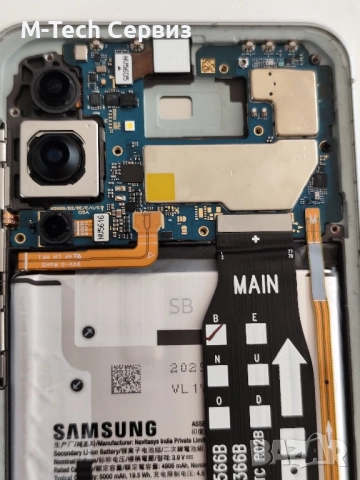 Samsung A56 A566B блок захранване бутони камера заден капак батерия лентов кабел слушалка звънец сим, снимка 2 - Резервни части за телефони - 51823337