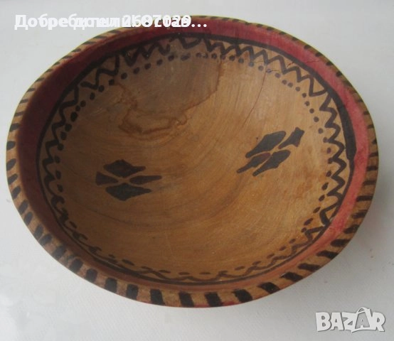 Дървени стари чинии, чиния, дърворезба, пано, купа, съд, копанка, снимка 17 - Пана - 29592193