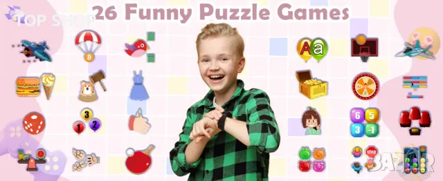 Детски смарт часовник UUP pink, снимка 9 - Детски - 48487030