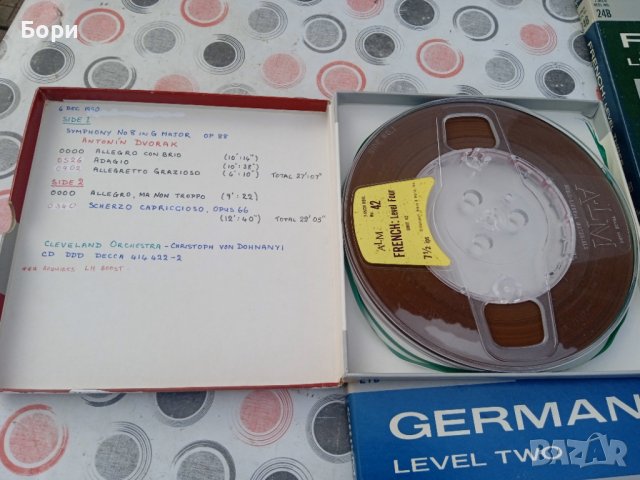 Магнетофонни ролки 18см , снимка 12 - Декове - 39317026