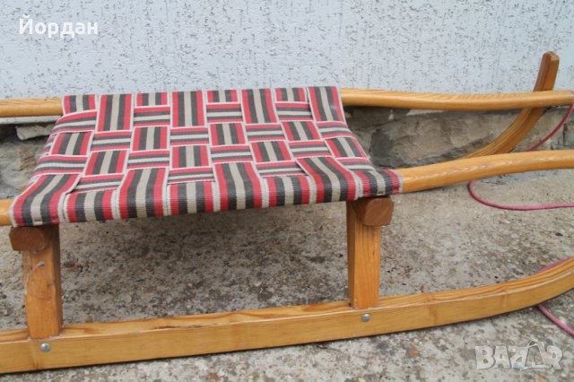 Дървена шейна от дъб, снимка 3 - Антикварни и старинни предмети - 43007682