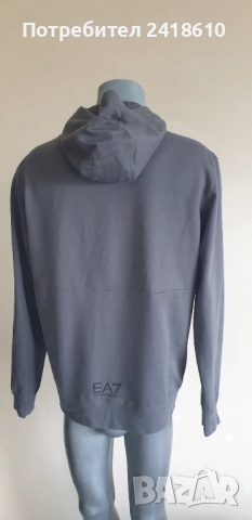 Emporio Armani EA7  Hoodie Mens Size L НОВО! ОРИГИНАЛ! Мъжко Горнище Качулка!, снимка 8 - Спортни дрехи, екипи - 52278211