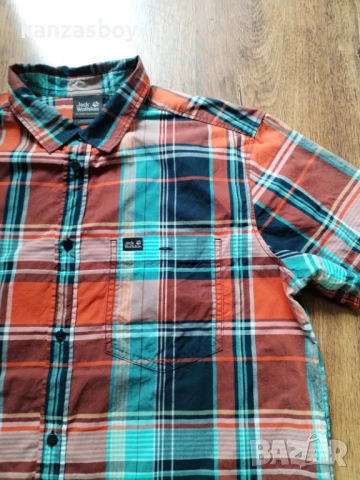 jack wolfskin - страхотна мъжка риза L, снимка 2 - Тениски - 50583718