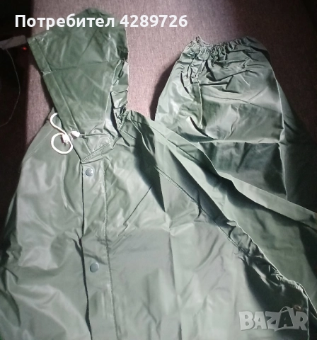 Дъждобран от PVC/полиестер от 2 части, снимка 4 - Други - 52350939