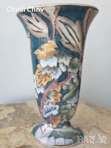 Temptation 18см/китайска елипсовидна ръчно рисувана порцеланова ваза