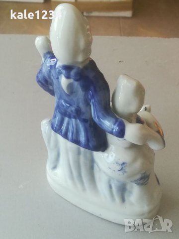 Порцеланова статуетка. Фигура. Ръчно изработена. Сувенир. Порцелан. Vintage. Hand made. Ретро., снимка 5 - Антикварни и старинни предмети - 33670750
