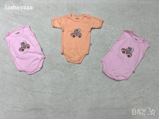 Бебешки бодита за момичета, снимка 3 - Бодита за бебе - 44898881