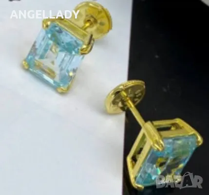 Продавам сребърни обеци с 18К.златно покритие, снимка 10 - Обеци - 48033255