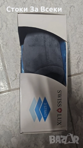 Оригинални Пухкави зимни пантофи SWISS LYX с мемори пяна и гел против умора и мекота, снимка 12 - Пантофи - 51928264