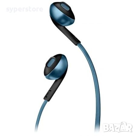 Слушалки безжични Bluetooth JBL TUNE T205BT Сини Hands Free Earbud Wireless Headphones, снимка 4 - Слушалки и портативни колонки - 37083817