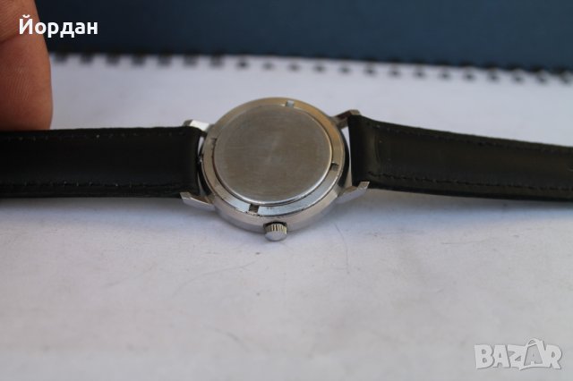 СССР часовник ''ПОЛЕТ'' 17 камъка стоманена каса 38 мм, снимка 7 - Антикварни и старинни предмети - 38729869