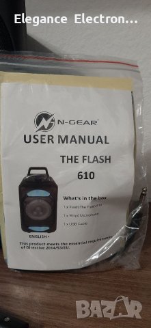 Портативна  Караоке Bluetooth тонколона 100 wats. , снимка 9 - Bluetooth тонколони - 37892381