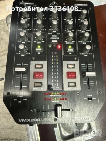 Behringer VMX 200 USB PRO MIXER, снимка 4 - Ресийвъри, усилватели, смесителни пултове - 51141797