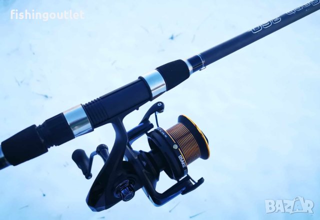 ТОП шарански комплект - въдица 3.60mt 4lbs,макара 10 лагера размер 9000 и корда 300мт, снимка 4 - Въдици - 43831548