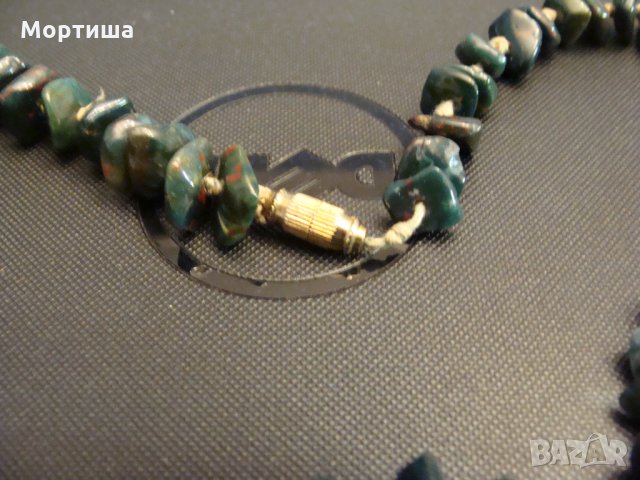 Руска ретро огърлица от 100% естествен ахат   НАМАЛЕНИЕ , снимка 4 - Колиета, медальони, синджири - 28159698