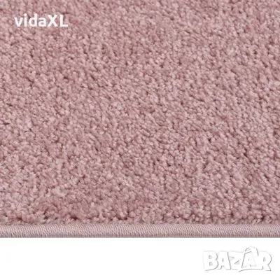 vidaXL Килим с къс косъм, 80x150 см, розов（SKU:340361）, снимка 2 - Килими - 49316093