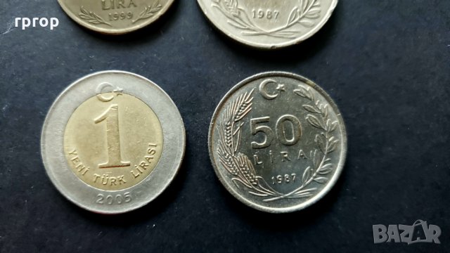 Монети . Турция . 4 бр., снимка 3 - Нумизматика и бонистика - 31913051