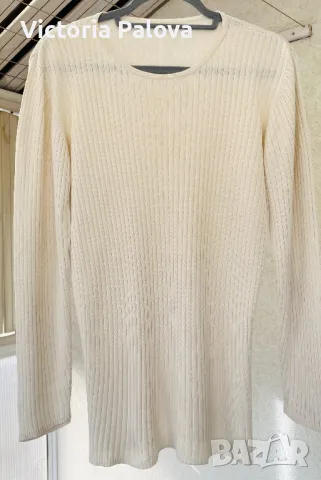 Модерна блуза 100% коприна унисекс, снимка 3 - Блузи с дълъг ръкав и пуловери - 49510163