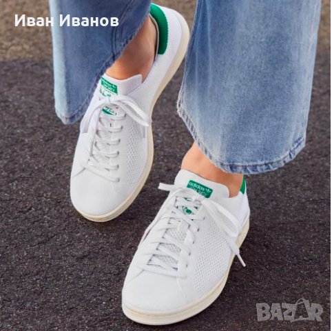 кецове ADIDAS STAN SMITH PRIMEKNIT  номер 38 , снимка 3 - Кецове - 33607680
