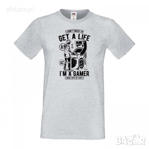 Мъжка тениска Get A Life,Изненада,Подарък,Празник , снимка 5 - Тениски - 36812295