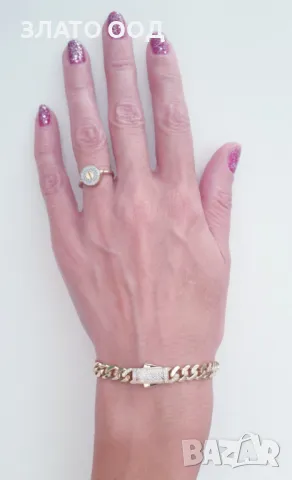 Златни гривни тип Monaco  14К, снимка 15 - Гривни - 47454468