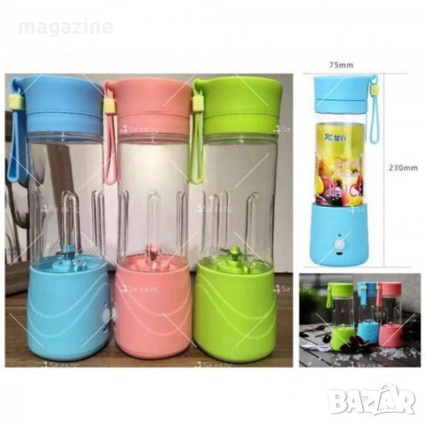 Портативен мини блендер с презареждаема батерия. , снимка 2 - Чопъри и пасатори - 32437517