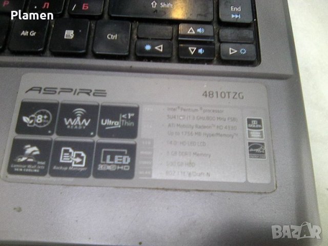 Лаптоп Асер със зарядно чанта и антена за безжичен интернет, снимка 6 - Лаптопи за дома - 40132685